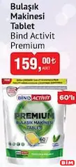 BİND ACTİVİT PREMİUM BULAŞIK MAKİNESİ TABLET 60'LI